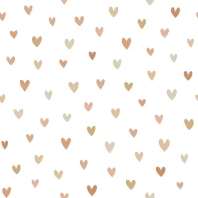 hartjes terracotta en beige