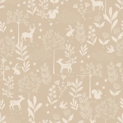 bosdieren, donker beige