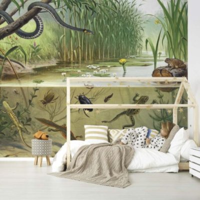 In sloot en plas