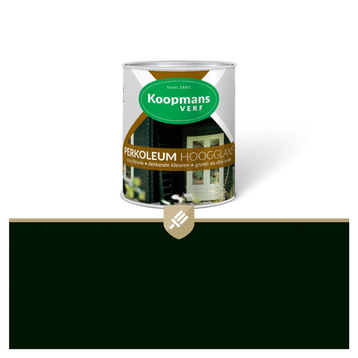 Perkoleum Hoogglans 255 Grachtengroen 750 Ml Kopen Verf Behang 