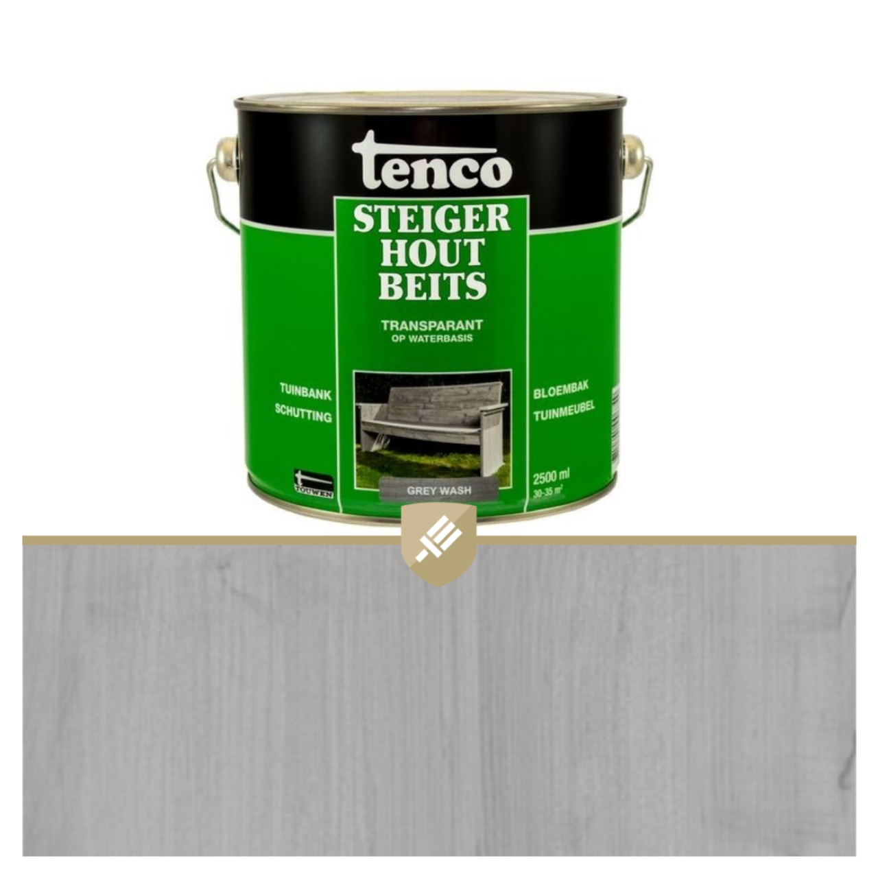 puzzel draai Masaccio Tenco Steigerhoutbeits Grey Wash 2,5L kopen - Verf & Behang Specialist